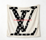 Luxury LV Monogram Flannel Throw Blanket 359